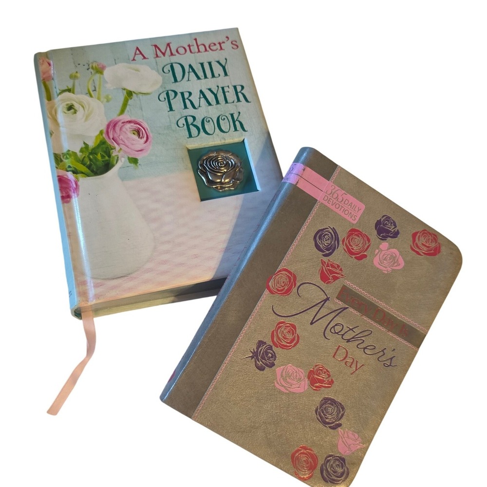 Mothers Daily Prayer Book & 365 Day Devotional Karen Moore Bundle Set of 2